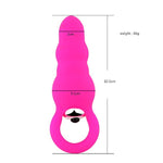Vibrating Anal Beads Butt Plug, Graduated Design Silicone Anal Vibrator Waterproof G Spot Anal Sex Toy For Men Women And Adult Couples