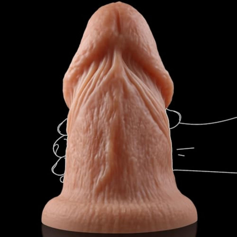 4.54 Inch Diameter Extra Huge Thick Dildo?10 In Big Realistic Silicone Dildos With Suction Cup As Large Anal Plug Dildos For Gay Men And Women,Extreme Xxxl Girthy Fat Dildo For Experienced Players
