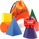 7 Pcs 3D Shapes For Teaching And Math Manipulatives - Geometric Shapes And Geometric Solids, Math Teacher Supplies, Shapes For Math Manipulatives Kindergarten, 3D Shapes For Geometry Games