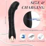 Realistic G Spot Dildo Vibrator,Sex Toys Clitoris G Spot Anal Stimulator With 10 Powerful Vibration Mode, Adult Toys Waterproof Powerful Vibrator For Couples (Black)