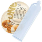 Vanish Hyperthin Latex Condoms with Brass Pocket Case, 3 Count