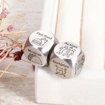 10Th Anniversary Tin Gifts For Her Him - Funny Gag 10 Year Anniversary Wedding Gifts For Wife Husband Date Night Couple Gift Ideas Naughty Food Dice Game For Boyfriend Girlfriend Women Men Adult