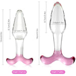 Mushroom Butt Plugs, Sex Love Games Personal Massager For Women Men Couples Lover, Crystal Anal Plug Adult Products Unisex Anal Trainer For Men Women