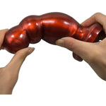 Large Anal Beads Butt Plugs With 3 Balls Suction Cup Anal Plug Dildo Sex Toys Red Anal Training Anal Dildo Anal Chain For Beginner Men Women Couple Flexible Anal Trainer Anal Sex Toys