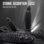 Black Dildo For Intermediate Fantasy Silicone Dildo? With Strong Suction Cup G-Spot Stimulation? Monster Peins For Men Gay? Dildos Anal Plug Sex Toy For Women And Couple 10.23''