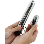 Dual Bullet Vibrator Personal Massager, Adjustable Dial Vibration Settings, Sex Toys For Women Men Couples, 2 Motors, Silver