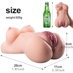 1.8Lb Sex Doll With Portable Female Torso, Tpe Male Masturbator With Pussy Vaginal Anal,Adult Sex Adult Doll For Men With Boobs Butt Ass,Real Soft Dolls For Sex,Adult Sex Toy For Men