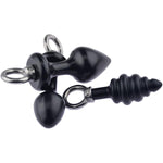 Sm Vestibular Metal Anal Plug Pull Ring Anal Plug Adult Couple Flirting Anal Plug Training Device Sex Toy