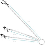 Adjustable Metal Nipple Clamps Entertainment Clip For Women 73R36 Non-Piercing Nipplerings Clip On Nipple Rings Decorative Clip For Clothing Accessories-Rj3