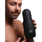 Auto Milker 15X Sucking Male Masturbator Toy With Triple Sensations | Warming Suction Vibration | Adult Sex Pleasure Toy | 3 Speeds & 5 Stimulating Patterns Of Vibration, Black