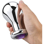 Big Anal Plug Bulb Shape Jewelry Butt Plug Trainer Set Anal Massager Sex Toy For Men Women (L)