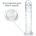 8.66 Inch Realistic Dildo, Clear Dildo With Suction Cup For Women Masturbator G Spot Clit Vaginal Stimulator Men Anal Adult Sex Toys