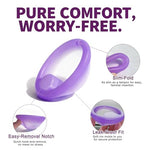 Soft Menstrual Disc – Reusable Medical-Grade Silicone Period Disc | Leak-Free 12H Protection, Eco-Friendly Organic Tampon Alternative for Women (Purple, Regular)