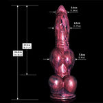 10.35inch Realistic Dildo with Suction Cup Huge Monster Dildos Silicone Knotted Dildo Adult Sex Toys for Women
