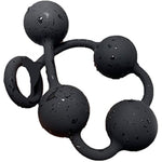 Black Pull Bead Anal Plug Extra-Long Large Size Backyard Pull Bead Anal Masturbator Toy Adult Sex Toy(L)