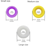 3Pcs Penis Pump Sleeve Dick Extenders Silicone Vacuum Seal Ring Realistic Vagina Sleeve Replacement Seal Cap Silicone Sleeve For Men Adult Pleasure