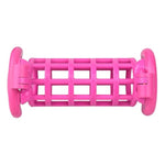 Resin Double Chastity Cage Set With Ring, Keys And Elastic Belts Sissy Cock Cage Bdsm Sex Toy For Men, Gay (Pink)