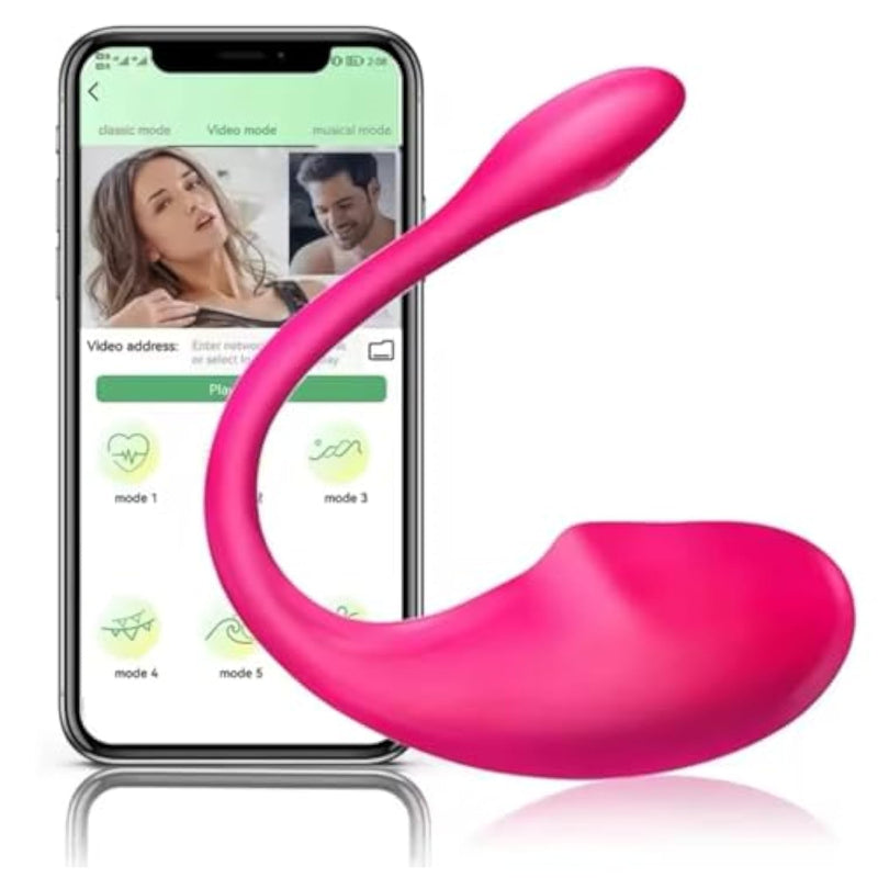 Wearable Vibrator With App Remote Control, 9 Vibration Patterns