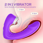 Licking Vibrator Thrusting Dildo G Spot Tongue Licking Adult Toys, Silicone 9 Vibration & 3 Licking Modes, Women Couple Toy, IPX6 Waterprooftor