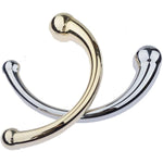 Adult Sex Toys Prostate Massage Stick Metal Double-Headed Anal Plug Uniset Sm Anal Plug Trainer G-Spot Massager (L)