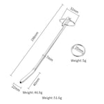 Urethral Plug, Stainless Steel Urethral Sound Hollow Penis Plug Metal Urinary Dilator Male Urethra Masturbation Rod Sex Toy For Men, 7.48 Inch
