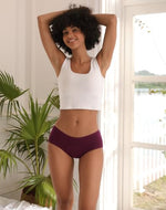 Heavy Flow Period Underwear for Women Teens, Leak-Proof Menstrual Cotton Protective Hipster Panties 3-Pack