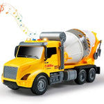 Toddler Trucks Toys,Big Cement Mixer Toy Truck With Lights And Sounds,Truck Vehicle Boy Toy For 3 4 5 6 Year Old,Christmas Birthday Gifts For Boys & Girls