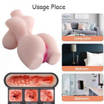1.76LB Realistic Small Torso Sex Doll with Big Boobs Breasts,Portable Mini Sex Love Doll,Lifelike TPE Male Masturbator with Pocket Pussy Vaginal,Real Solid Dolls for Sex,Adult Sex Toy for Men