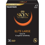 Elite Large Non-Latex Condoms, 36 Count & 12 Count Bundle