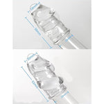 Transparent Soft Open Sleeve Men'S Deepened Thread Trainer G-Spot Stimulation Couples Share Penis Ring