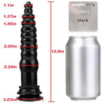 12.8Inch Long Anal Bead Butt Plug, Soft Anal Beads Anal Trainer, Anus Dilator Masturbator Adult Sex Toys, Vaginal Prostate Massage Stimulation Anal Sex Toy for Women Men Couple Lover
