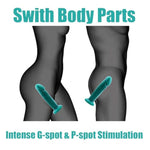 7.4 Inch Realistic Silicone Dildo, Body-Safe Material Huge Dildos For G Spot And Vaginal Stimulation With Strong Suction Cup, Anal Sex Toys For Women And Men(Dark Green)