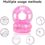 5 Pcs Disposable Vibrating Penis Ring, Clitoral Mini G Spot Stimulator? For Increased Stamina & Enhanced Erections, Female Clit Vibrator Adult Toy?For Couples Pleasure?Improved Female Pleasure