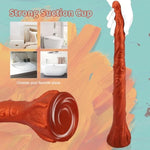 Tentacle Dildo Super Long Butt Plug Thin Dildos - 17.7" Fantasy Dildo Anal Plug With Strong Suction Cup For Hands-Free Play, Utral Soft Silicone Huge Dildo Adult Sex Toys For Men Women Couple