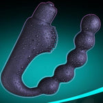 Vibrating Anal Bead Anal Plug Vibrating Massager Silicone Anal Butt Plug 10 Vibration Modes G-Spot Vibrator Dildo Sex Toy Gay Men Women Sex Toys