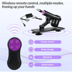Sex Machine Thrusting Dildo Machine With Dildo Attachments And Remote Control, Automatic Sex Thrusting Machine For Women With Suction Cup Adapter, Adult Sex Toys With 7 Attachments 3Xlr Connector