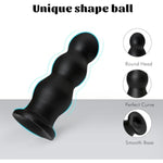 Anal Butt Plug Trainer: Huge Thick Anal Dildo Plug With 3 Bead Butt Plug Anus Dilator Anal Ball Prostate Massage Anal Sex Toys For Adult Women Men Advanced Anal Play