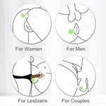 4Pcs Crystal Glass Radish Shaped Anal Butt Plug Set - Smooth Big Butt Plugs Anus Training Kit, Anus G-Spot Masturbation Prostate Massager Adult Bdsm Slave Games Sex Toys For Women Men Couples Lovers