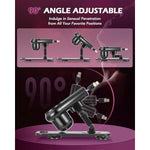 Automatic Sex Machine, Thrusting Dildo Machine With 7 Attachments & Remote Control For Women Men Couples, Adult Sex Toys Machine For Vaginal Anal Massage Masturbation