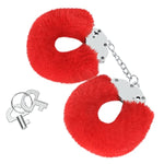Toy Handcuffs Kids Handcuffs Fake Handcuffs,Metal Hand Cuffs.(Red)