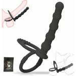 Silicone Anal Beads With Penis Ring,Silicone Anal Plug Strap On Anal Dildo,Anal Training Toys Anal Hook For Anal Play,Double Penetration Anal Sex Toys,Anal Toys For Men Couple Women Pleasures