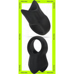 Penis Ring For Men - Silicone Black Stretchy Cock Ring For Longer Harder Stronger Erections - Erection Enhancing Sex Toy