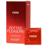 Dotted Pleasure&Ultra Thin&Ribbed Condoms, For Ultra Sensitivity, Natural Latex, Lubricated Condoms - 30 Count