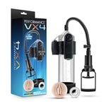 Blush Male Performance Enhancement Vx4 Penis Pump & Vibrating Masturbator - 2 Cock Pump Sleeve & Ring - Sexual Stimulation Device For Stronger Bigger Erections - 8.5" Cylinder - Adult Sex Toy For Men