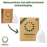 Menstrual Cup by AllMatters - Size B - Superior to Pads & Tampons - Voted Best Menstrual Cup by Reviewed - Made in Germany - Soft and Flexible