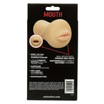 SE-0912-25-3 Stroke It Mouth Male Masturbator - Ivory