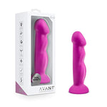 Adult Sex Toys - Avant D11 Suko - Platinum Cured Purio Silicone Dildo - 8 Inch Long - Ultrasilk, Dual Density Shaft - Suction Cup Base, Strap-On Compatible - Women Men Couples - Violet