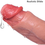 11.42 Inch Realistic Big Dildo, Thick Dildo Soft Skin-Like Silicone Large Dildos With Strong Suction Cup G-Spot Anal Dildos, Hands-Free Sex Toys For Women Couple Gay