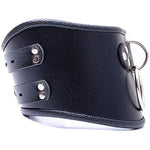 Bdsm Collar Leather Choker,O Ring Locking Collars,Adult Restraint Neck Collar Bondage Harness Necklace For Sex Play (Black1)