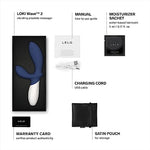 Loki Wave 2 - Vibrating Prostate Massager, Waterproof Anal Toy, Blue